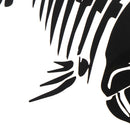 2 Pieces Fish Teeth Mouth Stickers Fishing Boat Canoe Kayak Graphic Accessori +