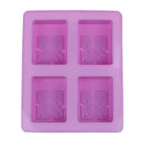 4-Cavity Tree Silicone Mold Cake Soap Mould Cookie Chocolate Mold DIY Bak 3C