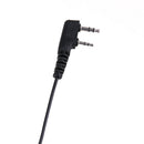 2 Pin Earpiece Sports Headset PTT MIC for BAOFENG KENWOOD Retevis HYT Radio A