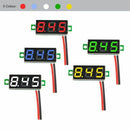 5pcs Mini Digital DC Voltmeter 0.28 Inch Two-Wire 2.5V-30V Mini Digital DC  K4X3