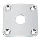 2 Pcs 35MMx35MM Metal Square Guitar Jack Plates JackPlate Cover for LP Elec