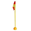 Detachable Soccer Football Corner Pole & Flag Post Home ABS Base Foldable Q5Y4