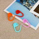 100Pcs Knitting Craft Crochet Locking Stitch Needle Clip Markers Holder_Col O1V1