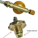 Portable Camping Stove Use Burner Gas Propane Refill Adapter Flat Tank Coupler