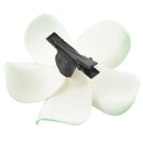 Barrette hair clip with foam frangipani for girls women - Green