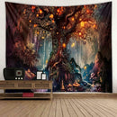 Wall Hanging Print Tapestry Beach Yoga Mat Home Decor (Style01)(150*130cm) SN9F
