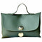 new Boston Handbag Women'S Big Round Button Lock Tote Bag Large Size Elegan H3X2