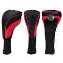 3Pcs/Pack Long Neck Golf Hybrid Club Head Covers Interchangeable(1#3#5#) J2N2