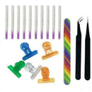 8Pcs Extension Gel Nail Builder Tips Nail Extension Set Tools Gel DIY Nails S9O8