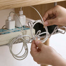Shelf Strong Hanging Basket Socket Table Bottom Power Cable Wire OrganizerB Hn