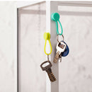 Magnet Earphone Cord Winder Cable Bookmarks/ Keychain Holder Organiser White