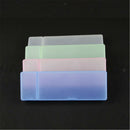 Blue Durable Clear Plastic Pencil Case School Supplies Pen Holder Stationery