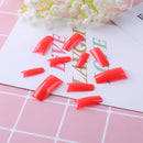500pcs French Tips False Nail Half Cover Nail Art Tool (Watermelon Red) A