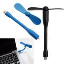 6PCS Type C USB-C Flexible Mini Cool Fans Micro C Portable Dock Cool KOJ