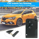 3 Buttons Folding Remote Car Key Fob Case for Renault Clio Logan Megane 2 3 A