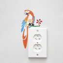 DIY Parrot Diamond Painting Luminous Light Switch Stickers Home Wall Decals