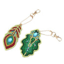 3pcs DIY Full Drill Special Shaped Diamond Painting Bag Keychains Pendant