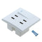 4 Ports USB Socket 10A Wall Socket Outlet Wall Charger Charger *