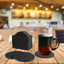 Round Felt Coaster Cup Mat Pad Storage Box For Bowl Mug Glass Plate Creativ G6O2