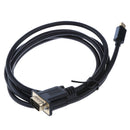 1.8M  Port Compatible Mini DP to VGA Male to Male Cable Adapter