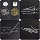 Casting Molds and Tools Set,Jewelry Molds Include 127Pcs Assorted Styles Si