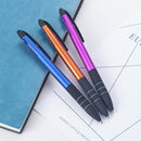 0.5mm 3 in 1 Multicolor Capacitive Touch Screen Stylus Writing Ball Point Pen