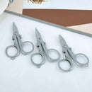 Mini Handy Pair of Folding Scissors Stainless Steel Travel Pocket Multi User 1PC
