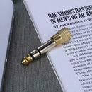 3.5mm Female to 6.5mm Male Headphone to Stereo Microphone Jack Adapter