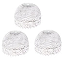 3pcs Iron Metal Small Lamp Shade Craft Lamp Shade Light Bulb Cage