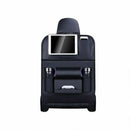 1x Car Seat Back shelf Organizer Bag iPad Phone Holder Multi-Pocket Leather hot