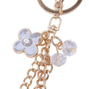 Synthetic Leather Tassel Keychain Car Key Chain Ornaments Bag Charm Gray