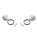 2 x 45mm Stainless Steel Round Flush Hatch Latch Handle Lift Cabinet Lock