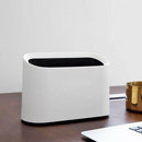 Nordic Style Desktop Trash Can Modern Oval Shatter-Resistant Plastic Small TT9L2