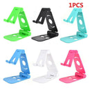 1x Universal Desk Stand Mobile Phone Tablet Holder Adjustable Foldable Portable