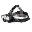 20W Black LM 5X T6 LED Rechargeable headlight head li V3A9 torch lamp B8Z6