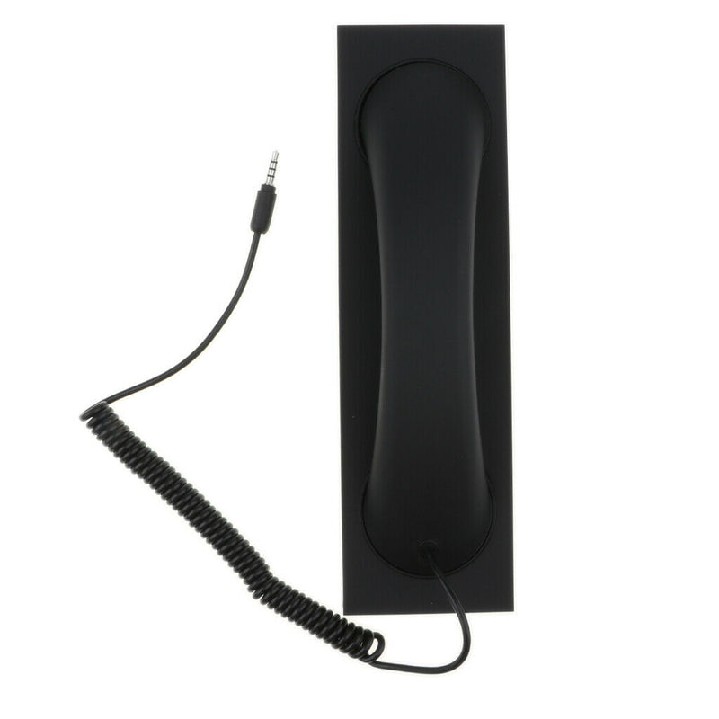Retro Phone Handset Cradle Receiver 3.5mm Jack For  Android Phones
