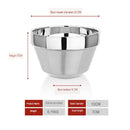 Double Insulation Stainless Steel Steaming Bowl Soup Bowl Steamed Egg Bowl