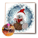 Full Drill Diamond Painting Xmas Animal Embroidery Rhinestone Art (JH067)