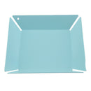 Iron Snacks Platter Jewelry Cosmetics Display Organizer Tray Blue Square S