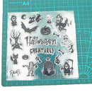 Halloween DIY Transparent Silicone Clear Stamps Scrapbooking Album Cards De JR