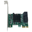 4Port 6G PCI-E to SATA3.0 Expansion Adapter Card SSD IPFS Mining Controller Card