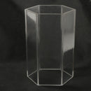 Hexagon Plastic Candle Moulds Soap Molds for Homemade DIY Craft 7.5 x 12 cm