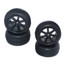 4 Pieces RC Buggy Wheels & Tyres 1/10 Scale  Car for HSP HPI Redcat