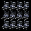 12PCS Lighter Display Stand Clear Acrylic Easel Holder for Lighters Fashion