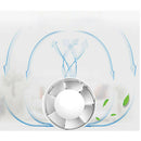 6"Inline Duct Booster Fan Exhaust Blower Home Grow Tent Room Indoor Grow