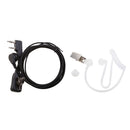 Air Tube Earphone Clipon Earpiece Microphone Headset for Walkie Talkie Radio