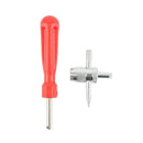 3Pcs Chrome Car Tire Changer Metal Tyre Valve Stem Puller Repair Wheel Tool