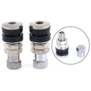 1Pair Chrome Metal Valve Stems Bolt In TR161 Metal Rod Tuner wheel tire Cus- OZ