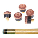 5pcs Screw On Cue Tips Billiard Pool Cue Stick Snooker Cue Replacement Parts ME