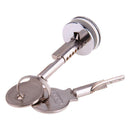 Glass Lock Zinc Alloy Showcase Push Glass Display Cabinet Cylinder Locking Lock